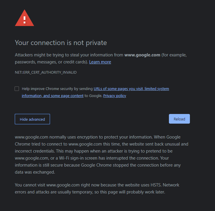 connection-not-private