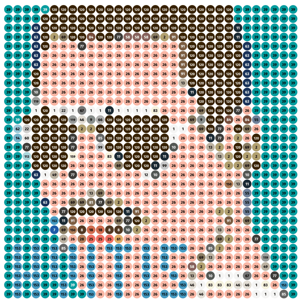 Freddie Mercury LEGO Art